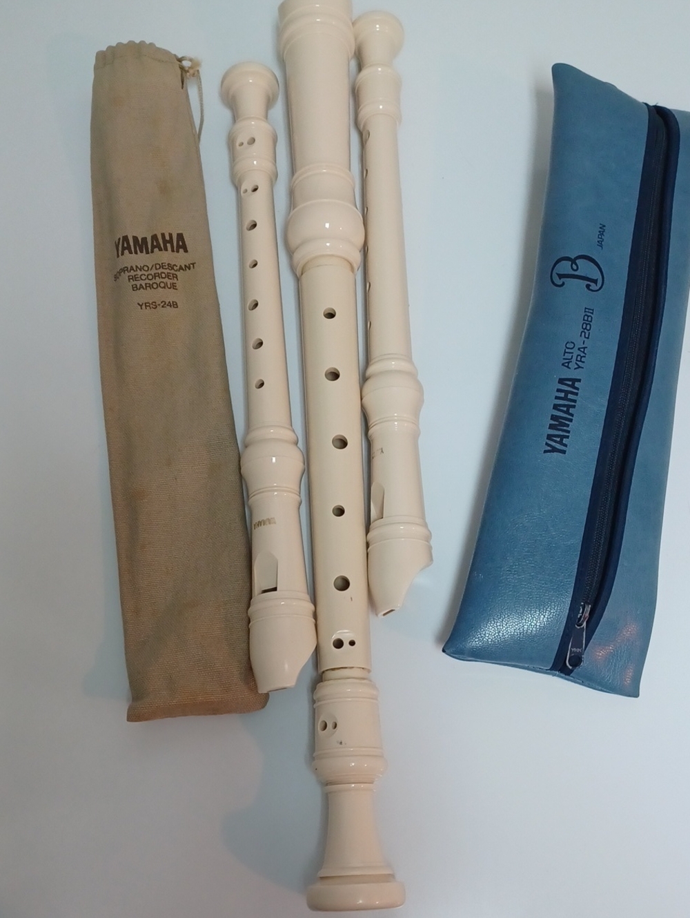 Yamaha Set Of 3 Flutes.